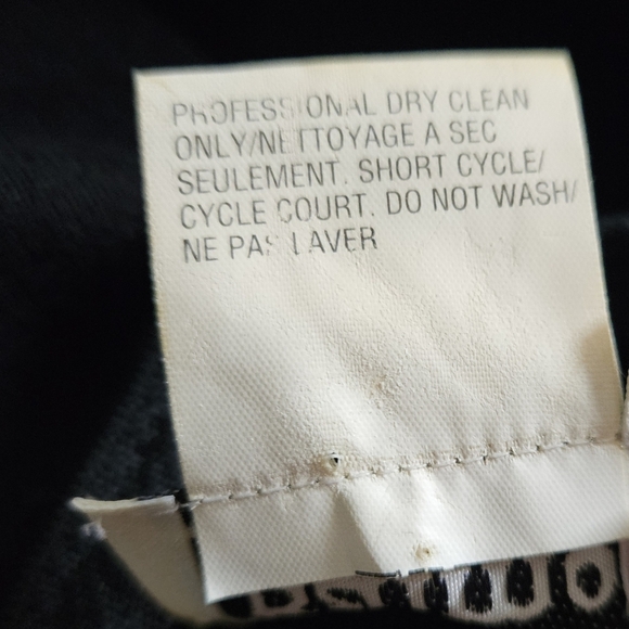 Vintage black wool blend lace up sweater dress - Picture 8 of 8